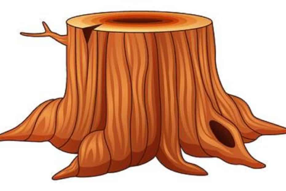 cartoon stump