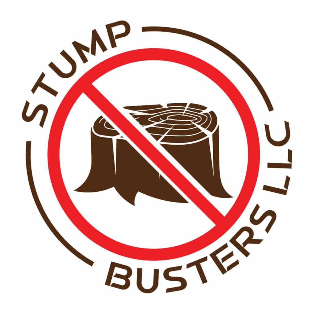 StumpBustersLLC stump grinding and stump removal logo