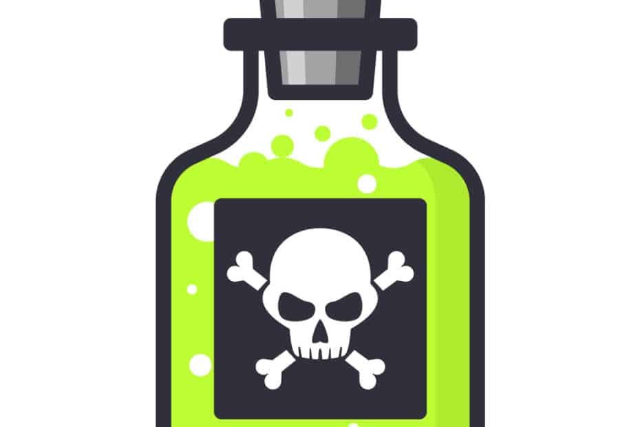 Safe and Natural Weed Removal for Your Yard and Driveway 4 black and green poison bottle