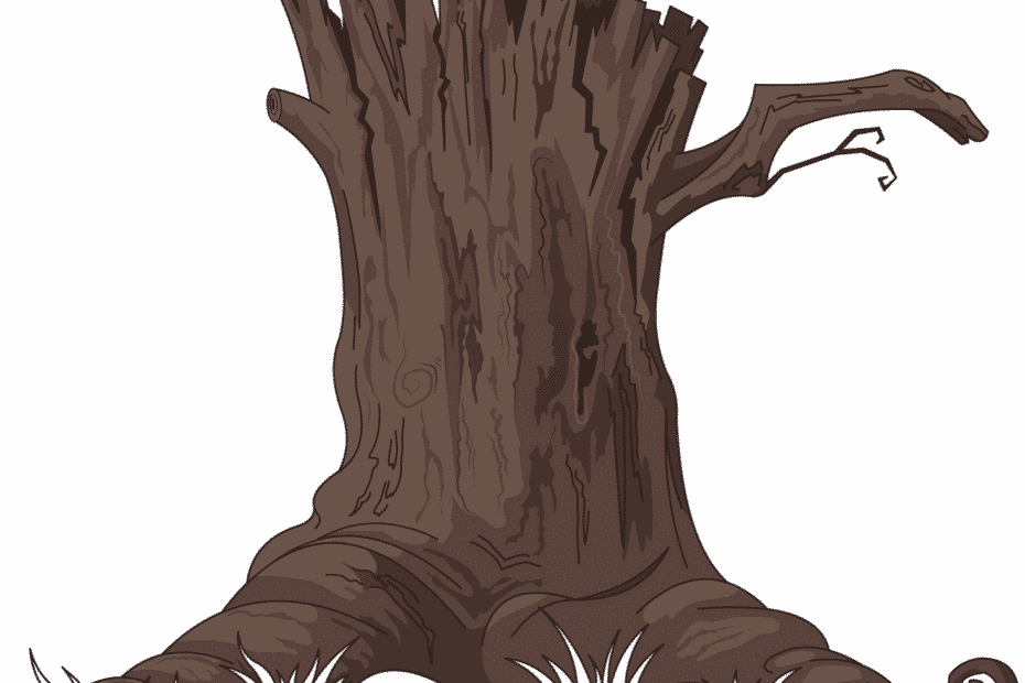old ugly stump