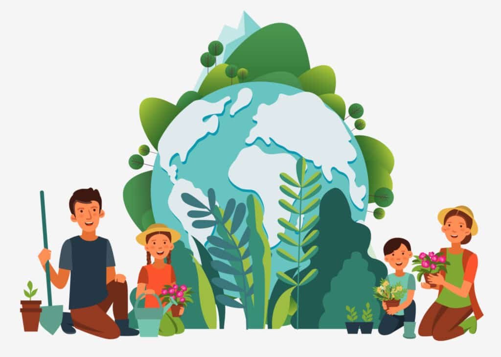 plant a tree earth family