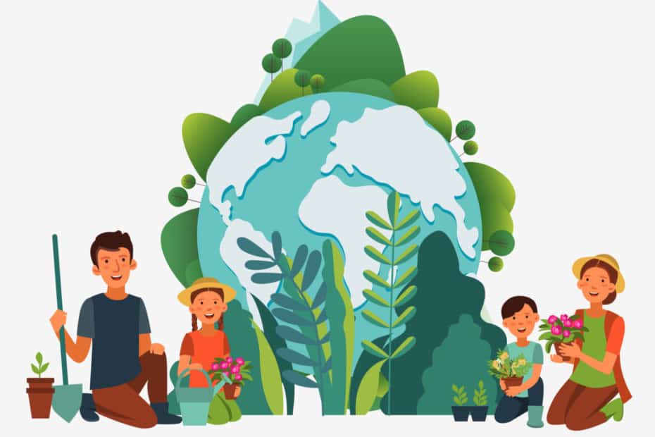 plant a tree earth family