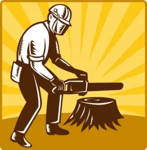 stump grinding stump removal retro guy 