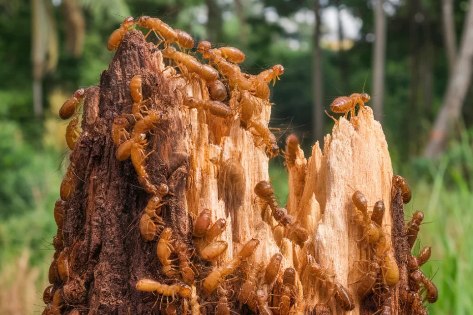 Termites in a tree stump? Discover effective removal strategies to protect your yard and home from damage. Learn more about safe stump elimination.